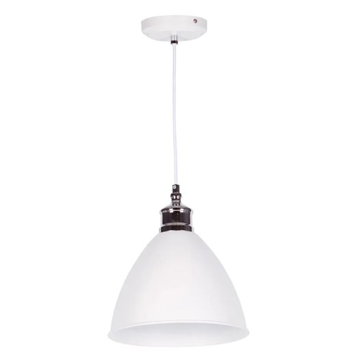 Biała metalowa lampa wisząca do kuchni - A774-Animas ze sklepu Edinos.pl w kategorii Lampy wiszące - zdjęcie 177792073