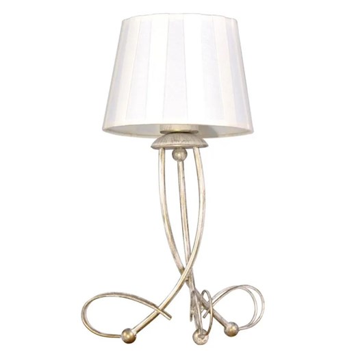 Klasyczna lampa stołowa z abażurem do salonu - 11X A802 F3-D26 - id: 47609 - marki Lumes - 177792132 Klasyczna lampa stołowa z abażurem do salonu - 11X A802 F3-D26 ze sklepu Edinos.pl w kategorii Lampy stołowe - zdjęcie 177792132
