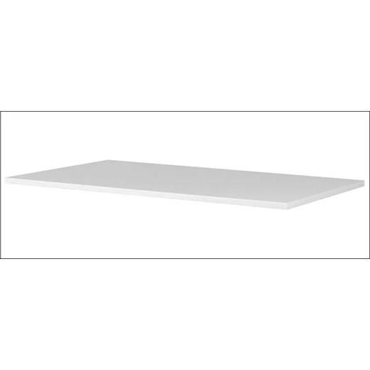 Biały łazienkowy blat do szafek 160 cm - Nessia 15X Elior One Size Edinos.pl