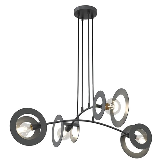 Czarna nowoczesna lampa wisząca - D156 Z3-N67 ze sklepu Edinos.pl w kategorii Lampy wiszące - zdjęcie 177792422