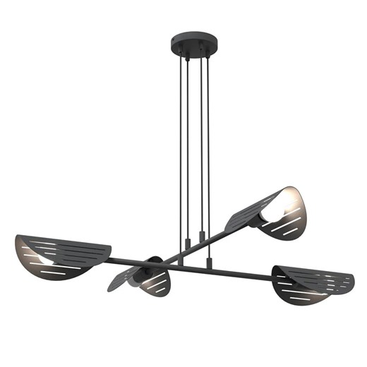 Czarna nowoczesna lampa wisząca - D168 R3-N72 ze sklepu Edinos.pl w kategorii Lampy wiszące - zdjęcie 177792532