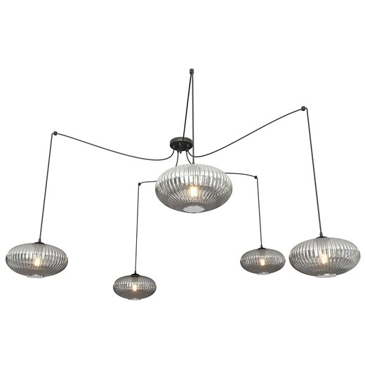 Nowoczesna pięcioramienna lampa typu pająk - D171 C4-G33 ze sklepu Edinos.pl w kategorii Lampy wiszące - zdjęcie 177792542