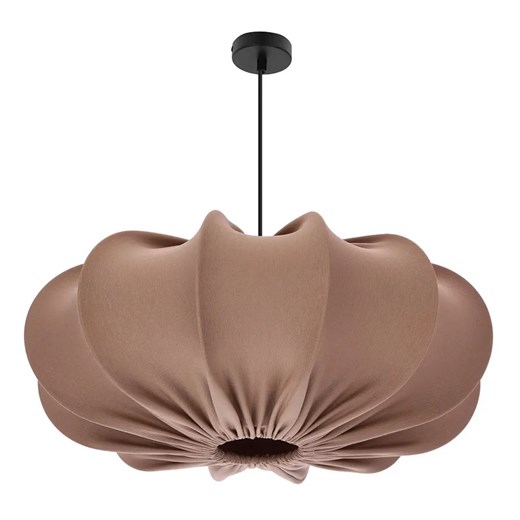 Nowoczesna lampa wisząca w kolorze mokka D0-D07 ze sklepu Edinos.pl w kategorii Lampy wiszące - zdjęcie 177792583