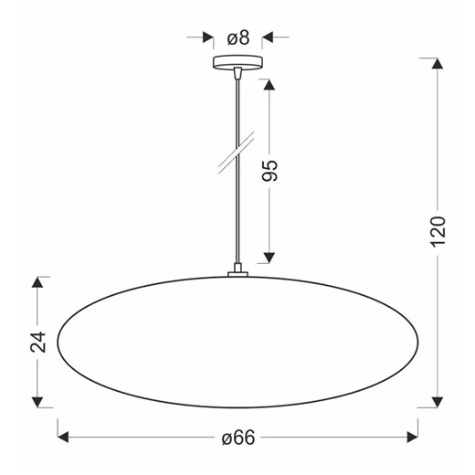 Nowoczesna lampa wisząca w kolorze mokka - D200-Vimeso Lumes One Size Edinos.pl