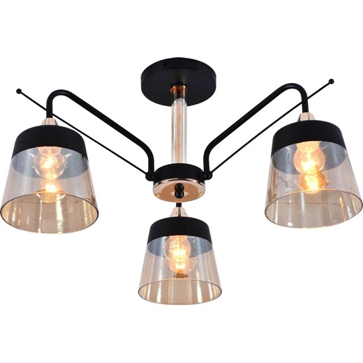 Nowoczesna lampa sufitowa z trzema kloszami - L7-E43 ze sklepu Edinos.pl w kategorii Lampy sufitowe - zdjęcie 177792671