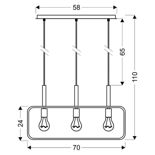 Lampa wisząca Lumes