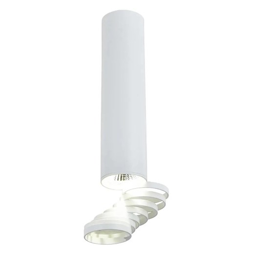 Biała nowoczesna lampa sufitowa - D242-Senja ze sklepu Edinos.pl w kategorii Lampy sufitowe - zdjęcie 177792911
