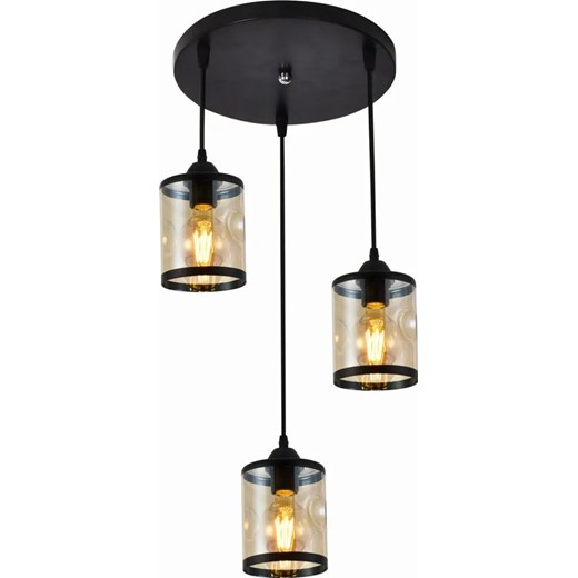 Elegancka lampa w stylu glamour - M037 - Deloss ze sklepu Edinos.pl w kategorii Lampy wiszące - zdjęcie 177792970