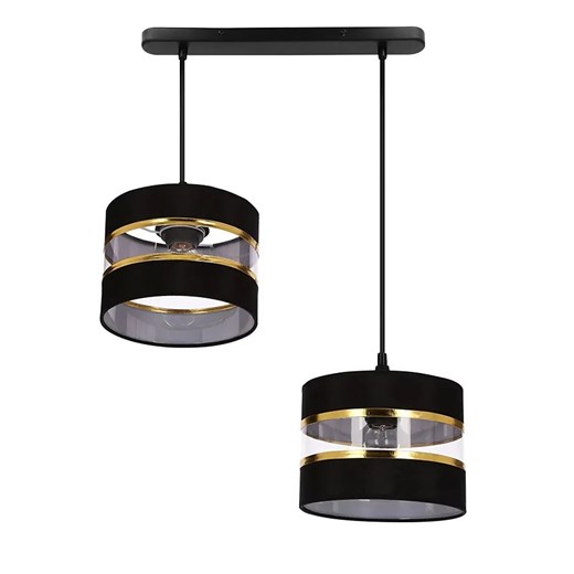 Czarna nowoczesna lampa wisząca - D254-Gronis Lumes One Size Edinos.pl
