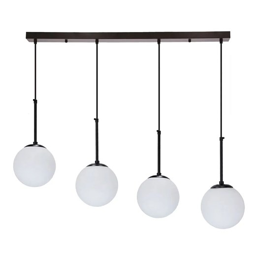 Czarna lampa wisząca z czterema punktami światła - D270 K0-A96 ze sklepu Edinos.pl w kategorii Lampy wiszące - zdjęcie 177793134