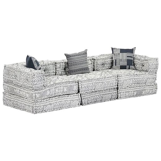 Trzyosobowa szara sofa modułowa - Montanex 5D ze sklepu Edinos.pl w kategorii Sofy i kanapy - zdjęcie 177793723
