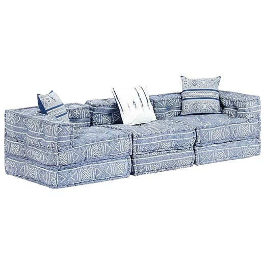 Trzyosobowa sofa modułowa indygo - Montanex 5D ze sklepu Edinos.pl w kategorii Sofy i kanapy - zdjęcie 177793753