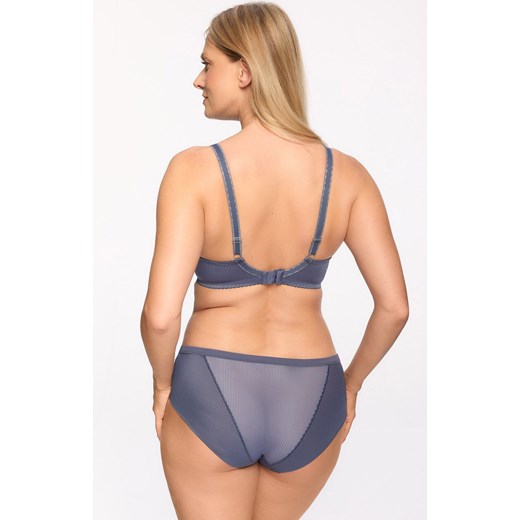 Gaia biustonosz półusztywniany semi-soft jeans Sonia Art.1058, Kolor jeans, Rozmiar 80B, Gaia ze sklepu Intymna w kategorii Biustonosze - zdjęcie 177795674