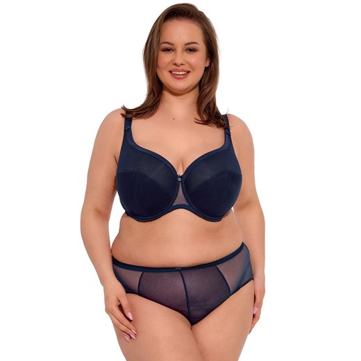 Gaia biustonosz półusztywniany semi-soft granatowy Maxi Sonia Art.1058, Kolor Gaia 100I okazja Intymna