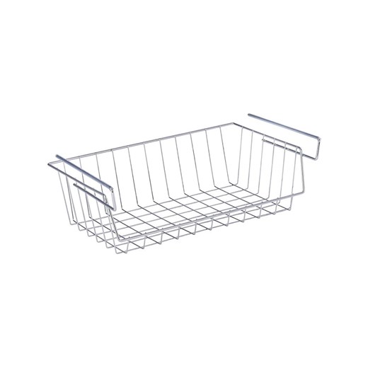 Wenko Koszyk w kolorze srebrnym na regał - 44 x 15 x 27 cm ze sklepu Limango Polska w kategorii Kosze i koszyki - zdjęcie 177795804