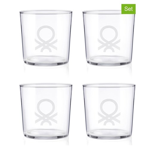 Benetton Szklanki (4 szt.) - 345 ml ze sklepu Limango Polska w kategorii Naczynia - zdjęcie 177795894
