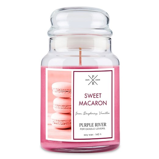 Purple River Świeca zapachowa &quot;Sweet Macaron&quot; - 623 g ze sklepu Limango Polska w kategorii Świece i dyfuzory - zdjęcie 177796124