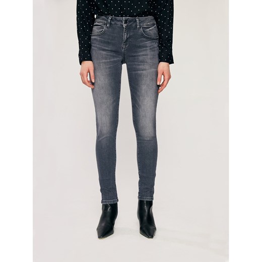 LTB Dżinsy - Skinny fit - w kolorze antracytowym ze sklepu Limango Polska w kategorii Jeansy damskie - zdjęcie 177796293