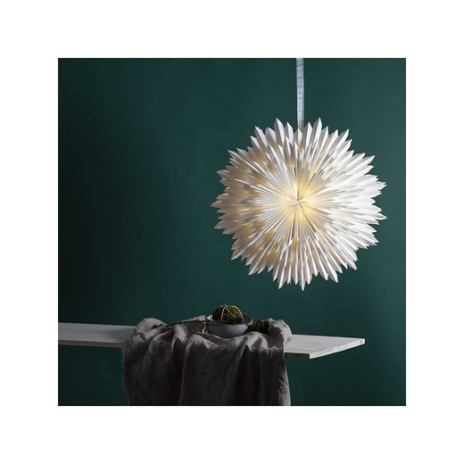 STAR Trading Gwiazda papierowa &quot;Ice&quot; w kolorze białym - Ø 70 cm Star Trading onesize promocyjna cena Limango Polska