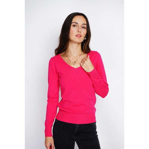 ASSUILI Sweter w kolorze różowym ze sklepu Limango Polska w kategorii Swetry damskie - zdjęcie 177798822