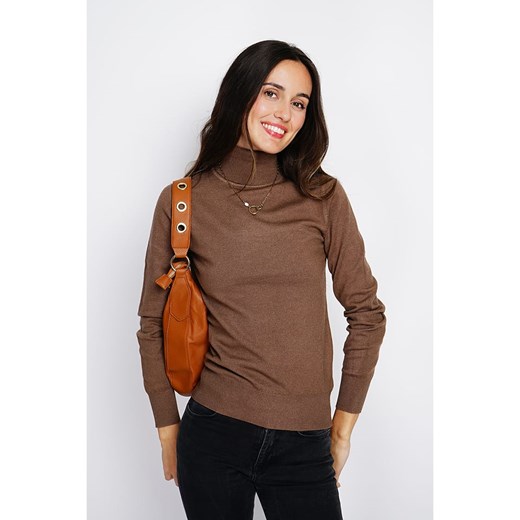 ASSUILI Golf w kolorze brązowym ze sklepu Limango Polska w kategorii Swetry damskie - zdjęcie 177798841