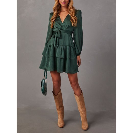 LA Angels Sukienka w kolorze zielonym La Angels L Limango Polska okazja