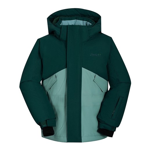 Peek U Zimowa kurtka funkcyjna &quot;Kiran&quot; w kolorze niebiesko-zielonym Peek U 92 wyprzedaż Limango Polska