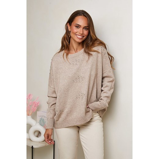 Soft Cashmere Sweter w kolorze karmelowym ze sklepu Limango Polska w kategorii Swetry damskie - zdjęcie 177799994