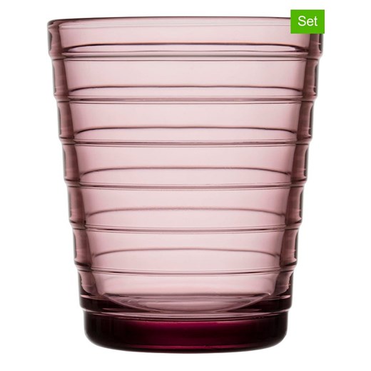 iittala Szklanki (2 szt.) &quot;Aino Aalto&quot; w kolorze jasnoróżowym - 220 ml ze sklepu Limango Polska w kategorii Szklanki - zdjęcie 177800670