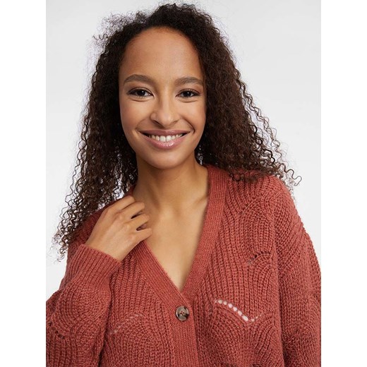 orsay Kardigan w kolorze ceglanym M promocja Limango Polska