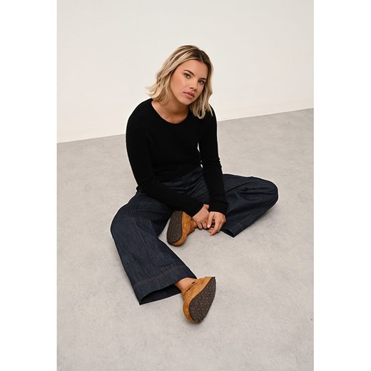 Just Cashmere Kaszmirowy sweter &quot;Joyce&quot; w kolorze czarnym ze sklepu Limango Polska w kategorii Swetry damskie - zdjęcie 177801310