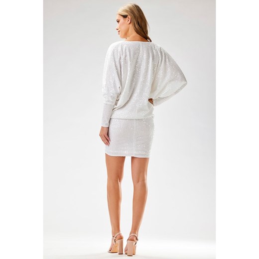 Awama Sukienka w kolorze białym L Limango Polska okazja