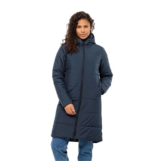 Jack Wolfskin Płaszcz pikowany &quot;Deutzer&quot; w kolorze granatowym ze sklepu Limango Polska w kategorii Kurtki damskie - zdjęcie 177802870