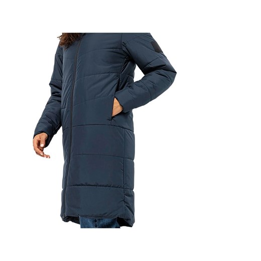 Jack Wolfskin Płaszcz pikowany "Deutzer" w kolorze granatowym Jack Wolfskin L Limango Polska okazja