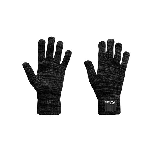 Jack Wolfskin Rękawiczki &quot;Spirit&quot; w kolorze czarno-szarym ze sklepu Limango Polska w kategorii Rękawiczki dziecięce - zdjęcie 177802894