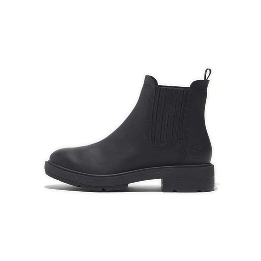 Timberland Skórzane sztyblety "Briemfield" w kolorze czarnym Timberland 39,5 okazyjna cena Limango Polska