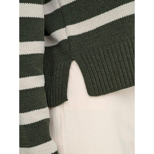 ONLY Sweter w kolorze ciemnozielonym L wyprzedaż Limango Polska