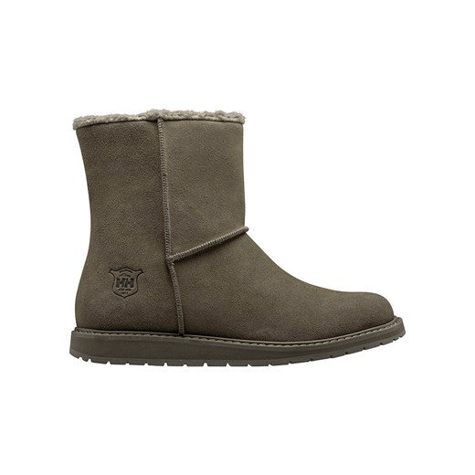 Helly Hansen Skórzane botki zimowe &quot;Annabelle&quot; w kolorze khaki ze sklepu Limango Polska w kategorii Śniegowce damskie - zdjęcie 177803730