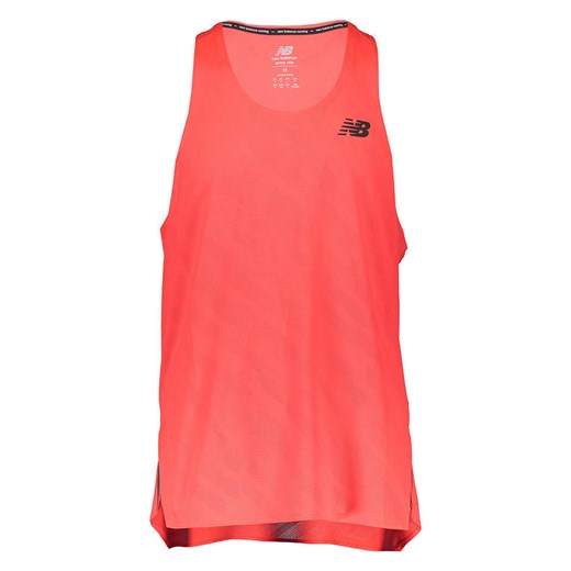 New Balance Top sportowy "Q Speed" w kolorze czerwonym New Balance M Limango Polska okazja