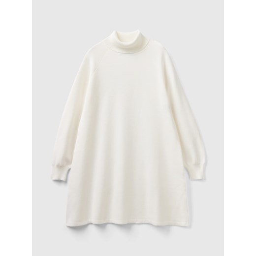 Benetton Sukienka w kolorze białym L wyprzedaż Limango Polska