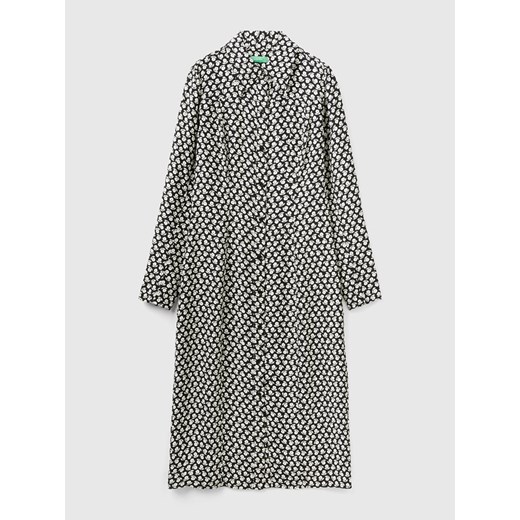 Benetton Sukienka w kolorze czarno-białym L okazja Limango Polska