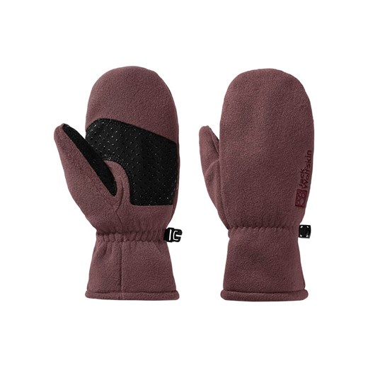 Jack Wolfskin Rękawiczki &quot;Fleece&quot; w kolorze bordowym ze sklepu Limango Polska w kategorii Rękawiczki dziecięce - zdjęcie 177805460