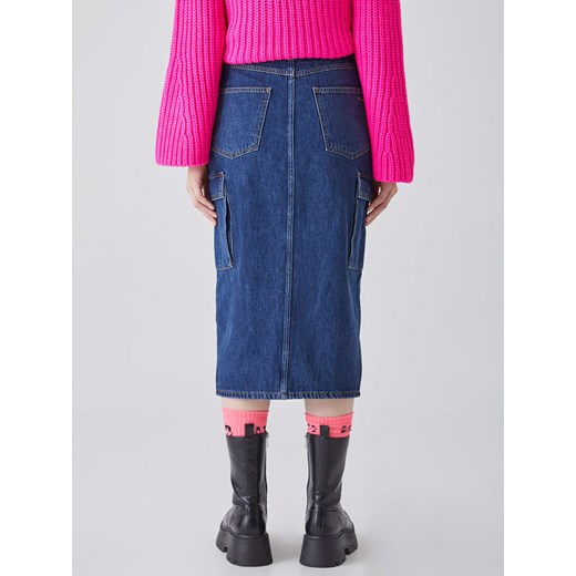 LTB Spódnica dżinsowa "Ariella" w kolorze granatowym M okazja Limango Polska