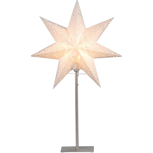 STAR Trading Lampa stojąca &quot;Sensy Mini&quot; w kolorze kremowym - 34 x 55 cm ze sklepu Limango Polska w kategorii Lampy stołowe - zdjęcie 177805613