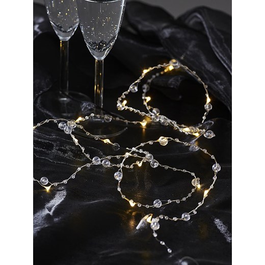 STAR Trading Łańcuch świetlny LED &quot;Dew Drops&quot; w kolorze ciepłej bieli - dł. 190 cm ze sklepu Limango Polska w kategorii Oświetlenie - zdjęcie 177805754