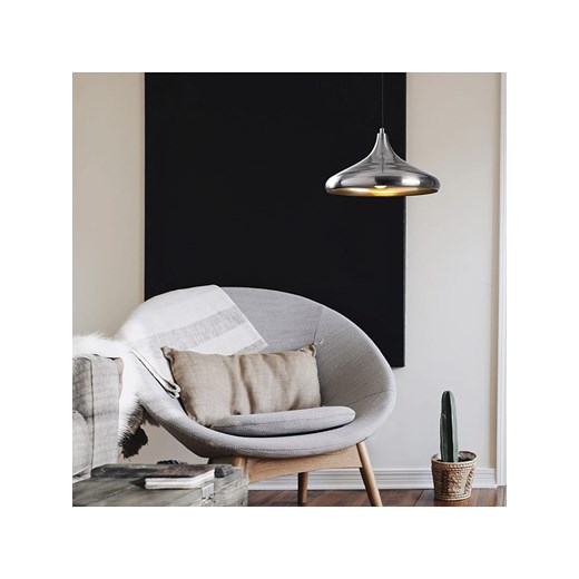 Opviq Lampa wisząca "Berceste" w kolorze srebrnym - Ø 35 cm ze sklepu Limango Polska w kategorii Lampy wiszące - zdjęcie 177805791