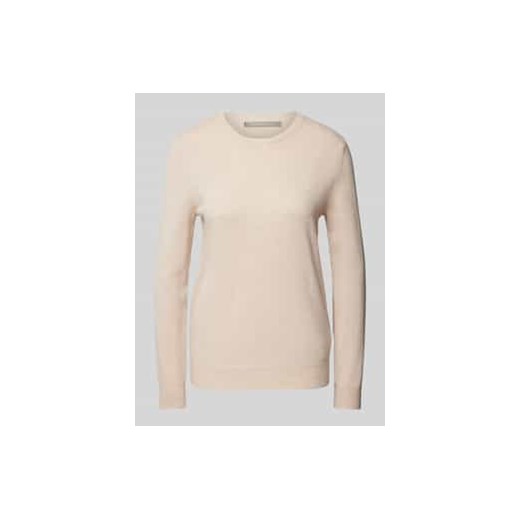 Sweter z dzianiny z prążkowanymi wykończeniami ze sklepu Peek&Cloppenburg  w kategorii Swetry damskie - zdjęcie 177805824