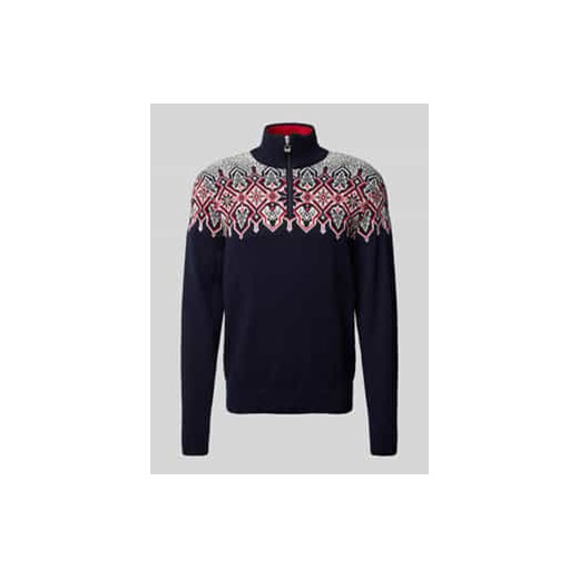 Sweter wełniany z zapinanym kołnierzem ze sklepu Peek&Cloppenburg  w kategorii Swetry męskie - zdjęcie 177805864