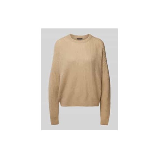 Sweter z dzianiny z mieszanki wełny z alpaki model ‘DOANIE’ ze sklepu Peek&Cloppenburg  w kategorii Swetry damskie - zdjęcie 177805961