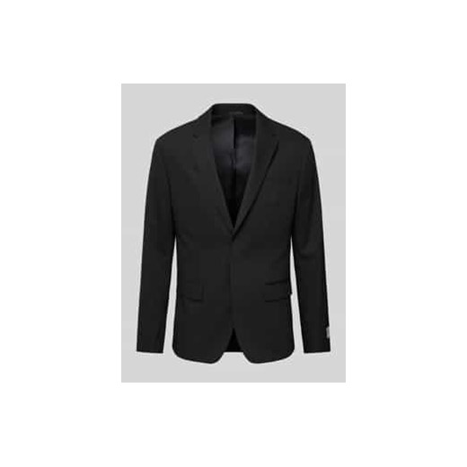 Marynarka na dwa guziki o kroju slim fit z mieszanki wełny model ‘TRAVEL’ ze sklepu Peek&Cloppenburg  w kategorii Marynarki męskie - zdjęcie 177806053